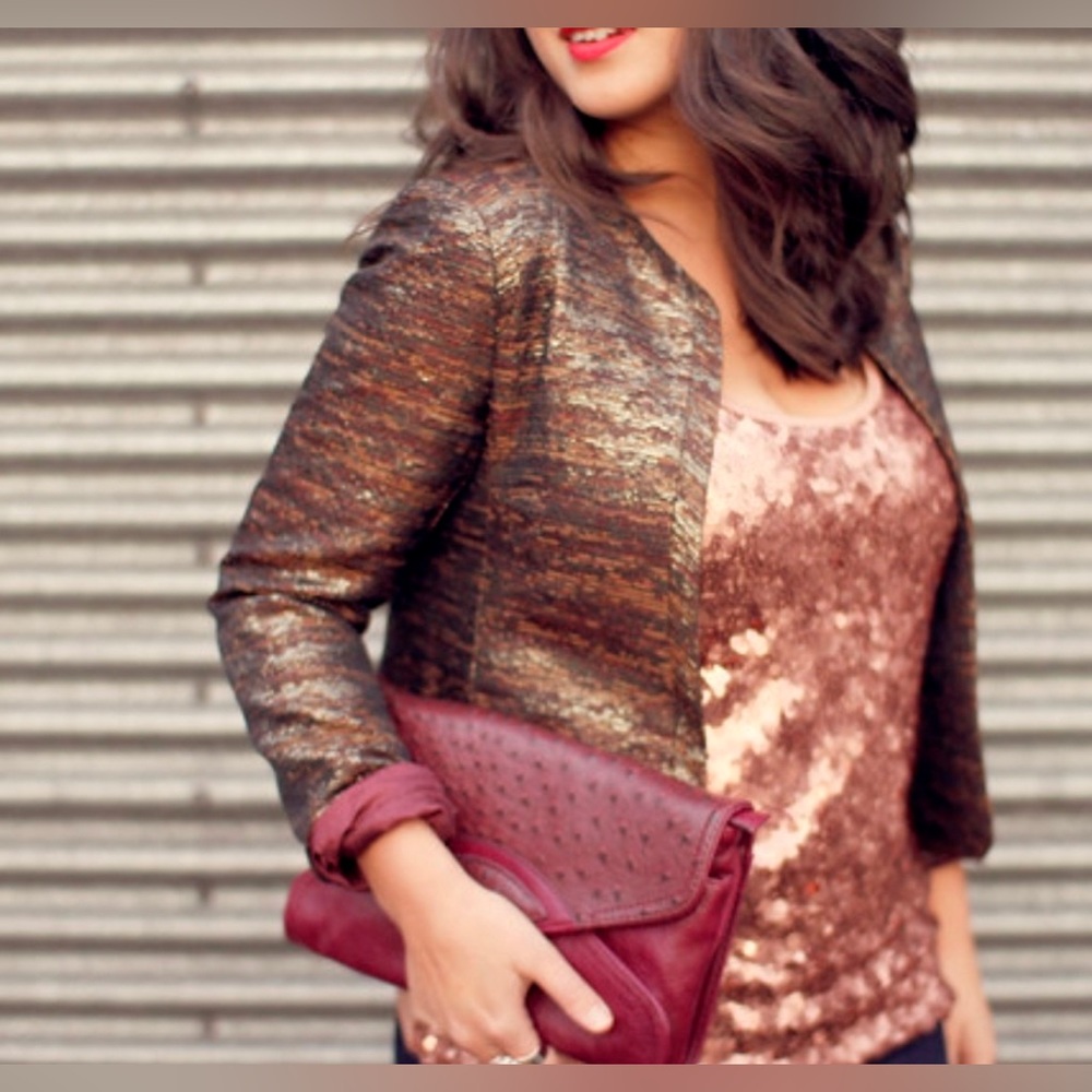 Wilfred Pirouette Black/Copper Blazer